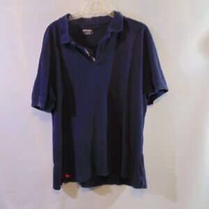 UNTUCKit Polo Shirt Mens XL Navy Short Sleeve Comfort Casual Golf Work